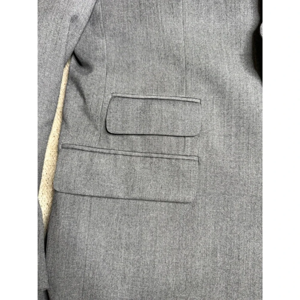 Jos A Bank 1905 Tailored Fit Gray Wool‎ Blazer Sport Coat Mens 42L 36W